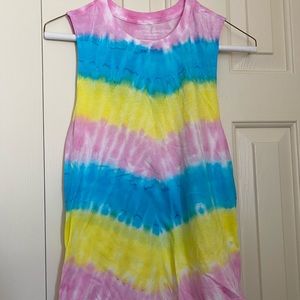NWT SPIRITUAL GANGSTER TIE DYE TANK!